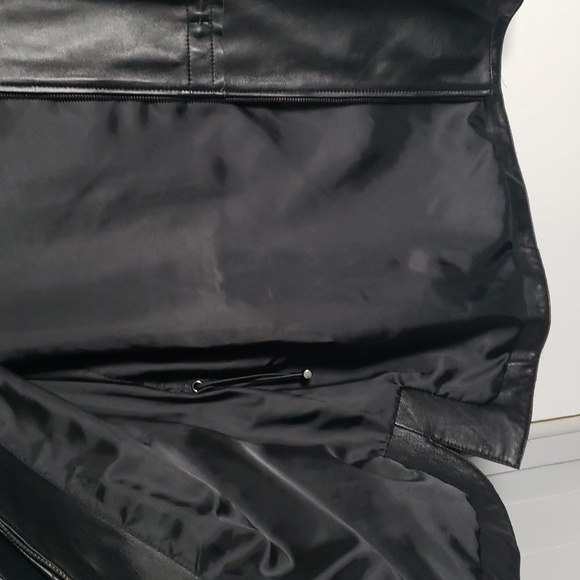 Westbound Lambskin Leather Hooded Jacket in Black - Women's size XL - Picture 11 of 13